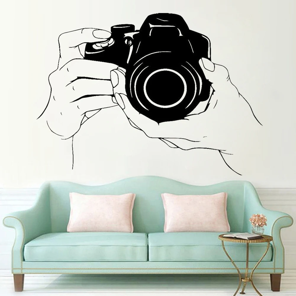 Interior Design Instagram - 사진 카메라 벽 데칼 촬영 스튜디오
