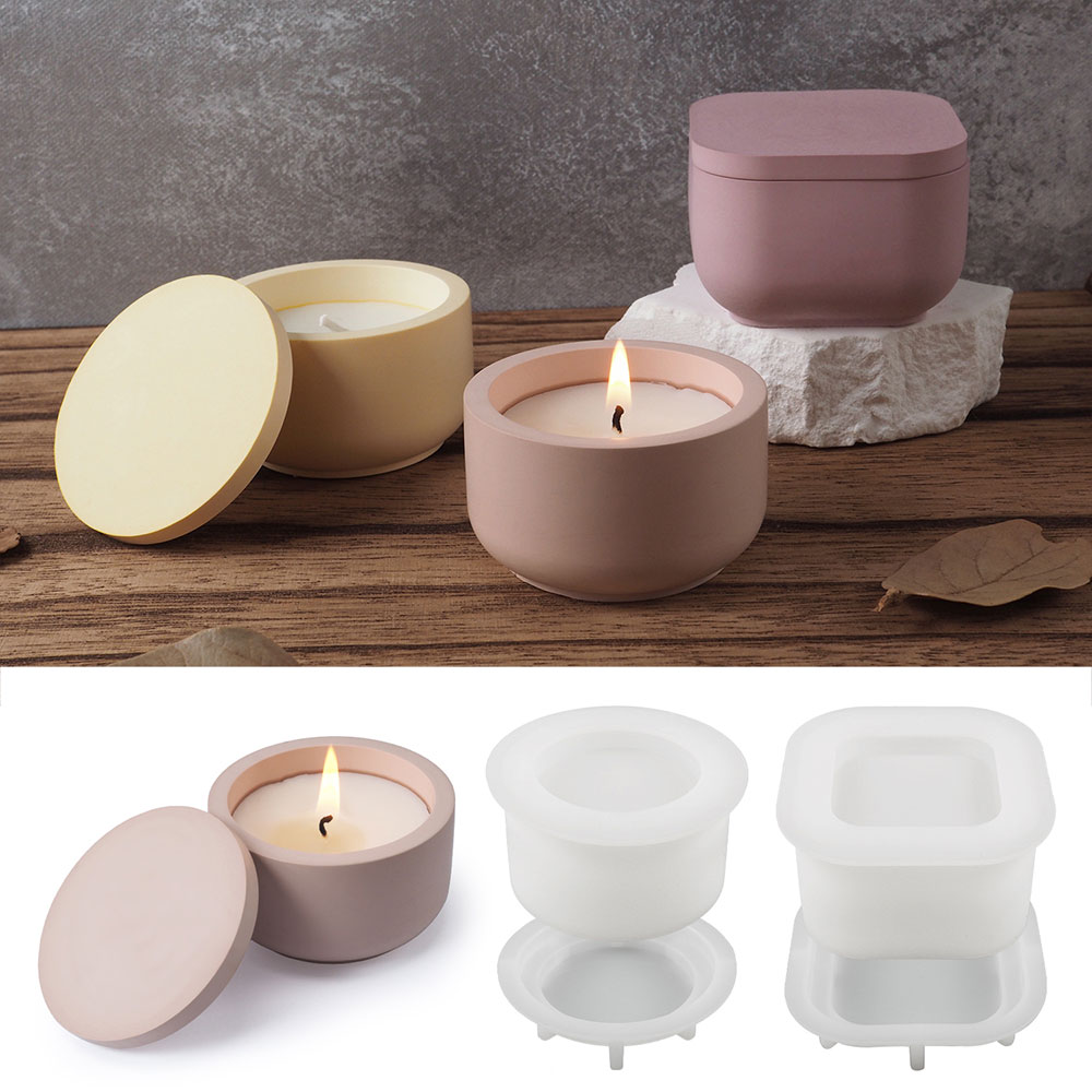 둥근 실리콘 몰드 DIY 콘크리트 양초 컵 양초 거치대 - Ceramic Candle Vessel 리뷰 및 가격