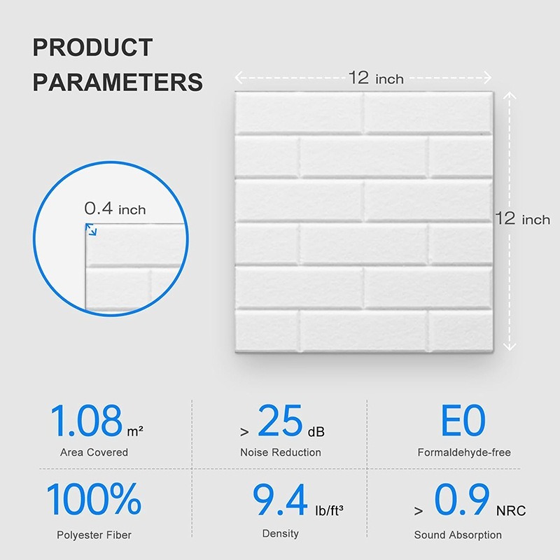 고밀도 흡음 폼 보드, 음향 벽 패널, 흡음 벽돌 질감 - Wall Panel 3D Texture 리뷰 및 가격