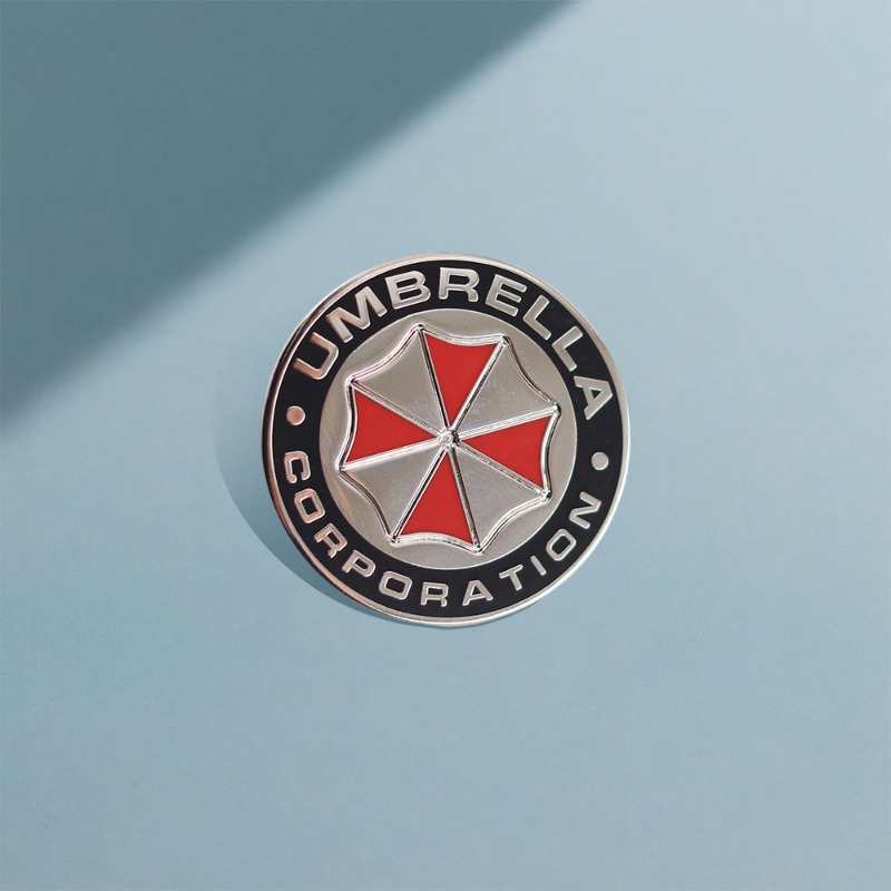 우산 회사 로고 금속 배지 레지던트 이블 브로치 다기능 - Interior Design Logo 리뷰 및 가격