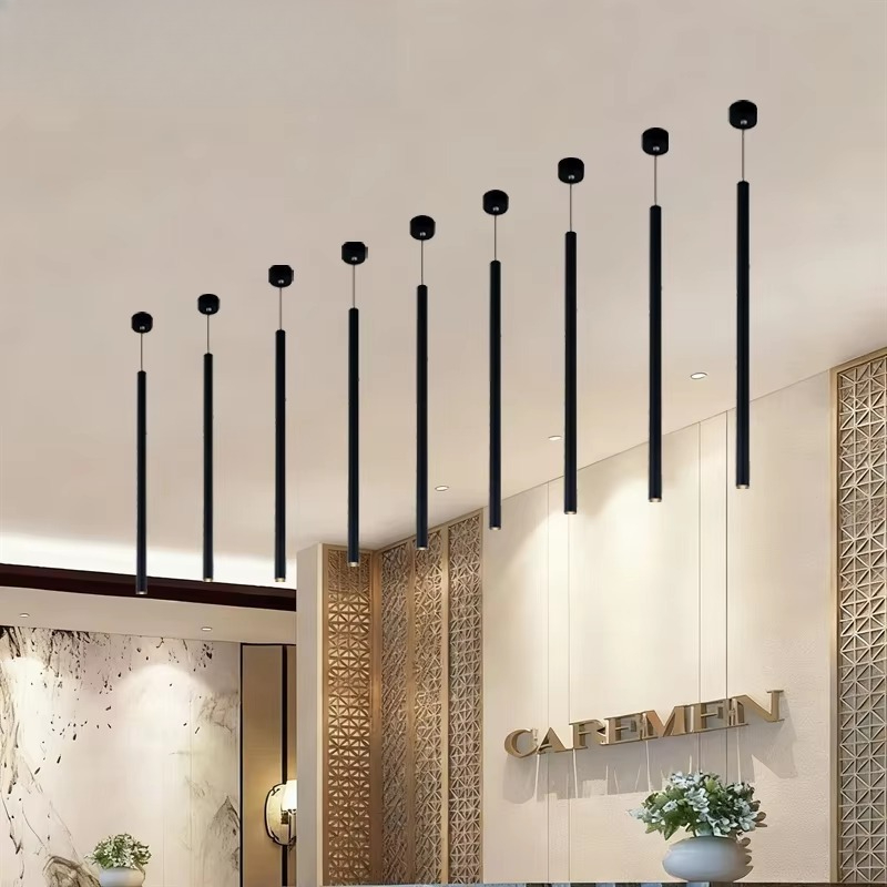 현대적인 블랙 디자인 LED 샹들리에 알루미늄 고급 인 - Interior Design Youtube 리뷰 및 가격