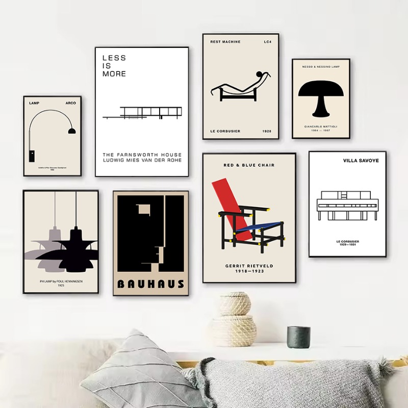 클래식 파른스워스 하우스 바우하우스 디자인 추상 건축  - Interior Designer 리뷰 및 가격