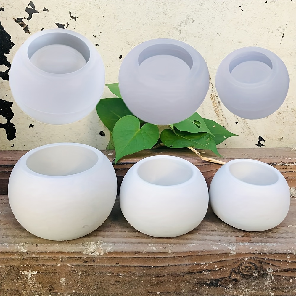 3개입-원형 화분 실리콘 몰드 3가지 사이즈 DIY 다 - Ceramic Candle Vessel 리뷰 및 가격