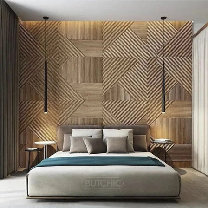 12pcs 50cm 3D 벽 장식 나뭇결 슬레이트 벽  - Wall Panel 3D Texture 리뷰 및 가격